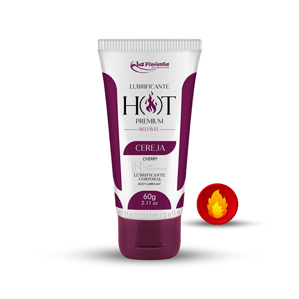 Lubrificante Beijável Hot Premium Sabores - 60g
