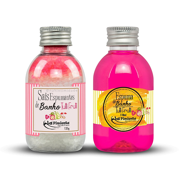 Kit Banho Aromático com Espuma + Sais