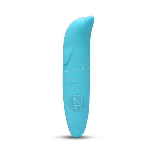 Vibrador Golfinho em ABS Aveludado - À Pilhas