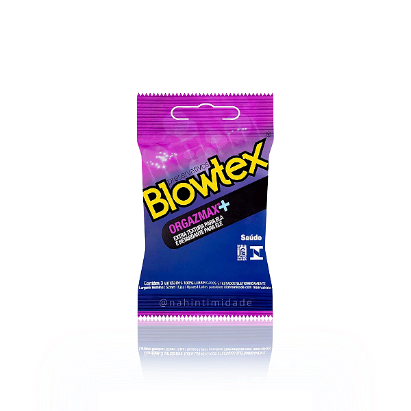 Preservativo Orgazmax+ Blowtex - 3 Unidades