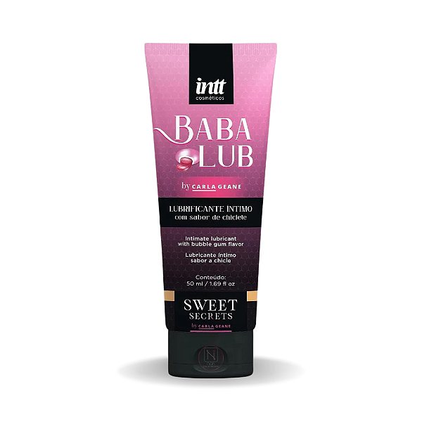 Lubrificante Premium Beijável Babalub Sabor Chiclete - 50ml