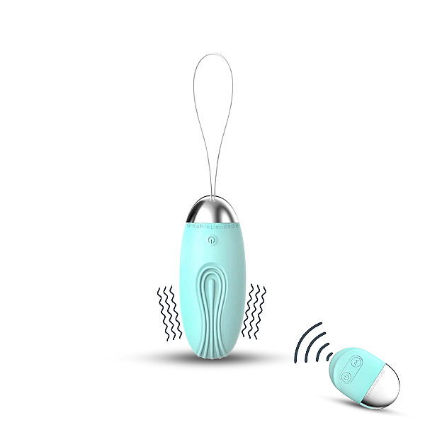 Vibrador Bullet em Silicone Texturizado com Controle Remoto - Recarregável