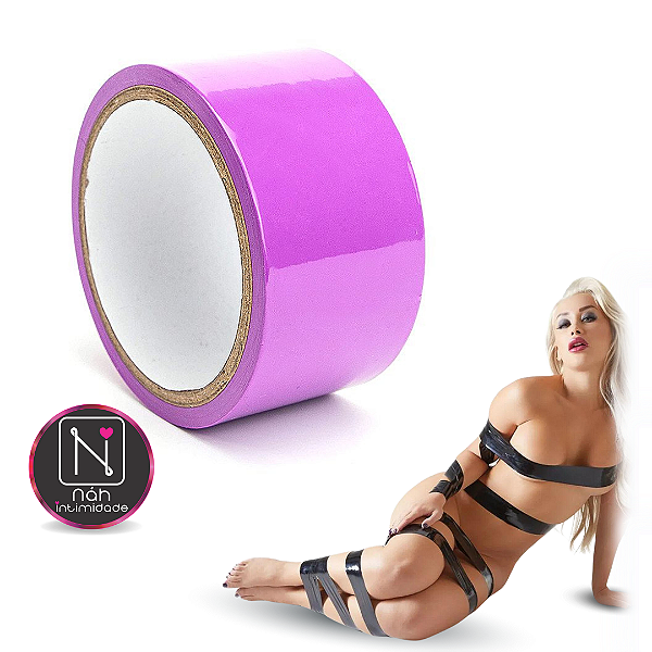 Fita Autoadesiva Para Bondage - Roxa