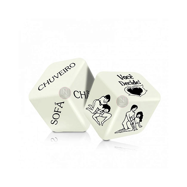 Dado Duplo Jogo do Prazer Hot - Brilha no Escuro