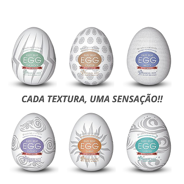 Egg - Ovo Masturbador Masculino em Silicone