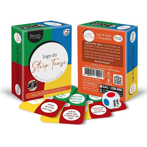 Jogo do Strip-Tease com Raspadinhas e Dado