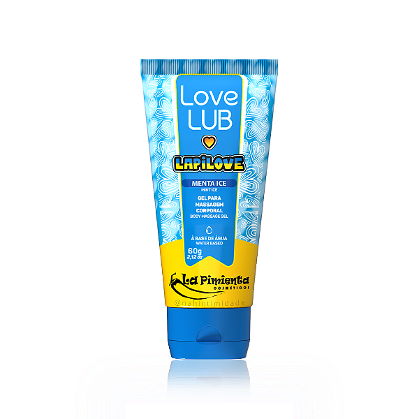 Lubrificante Beijável Love Lub Lapilove - Sabor Menta Ice