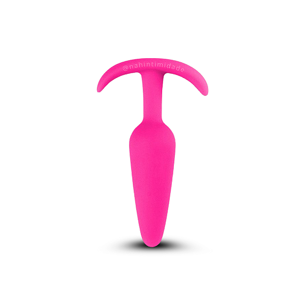 Plug Anal Cônico Totalmente em Silicone - 12,5x3cm