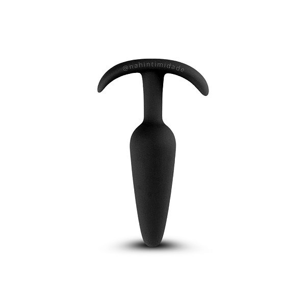 Plug Anal Cônico Totalmente em Silicone - 12,5x3cm