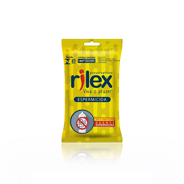 Preservativo Rilex Com Espermicida - 3 Unidades