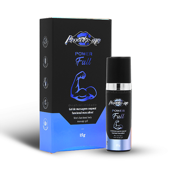 Gel Excitante Vasodilatador Masculino - Power Full - 15g