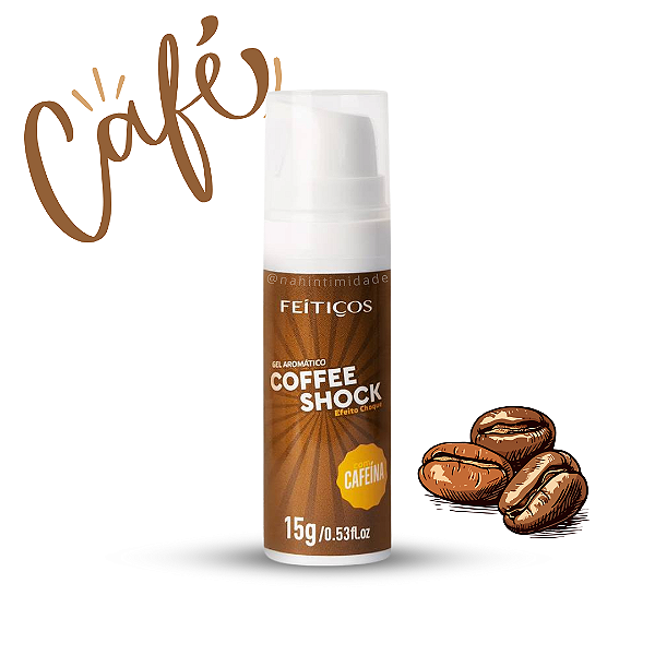 Coffee Shock - Gel Vibrante Sabor Café - 15g