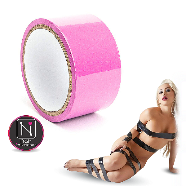 Fita Autoadesiva Para Bondage - Rosa