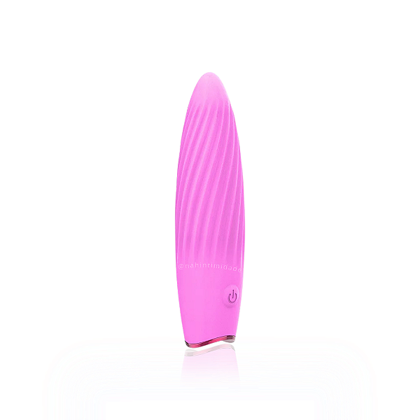 Vibrador Bullet em Silicone Texturizado - Recarregável