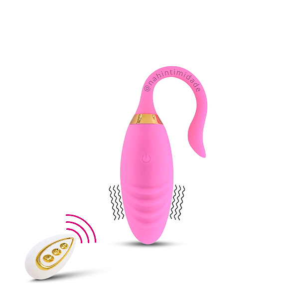 Cápsula Vibratória com Controle Remoto Sem Fio - Recarregável