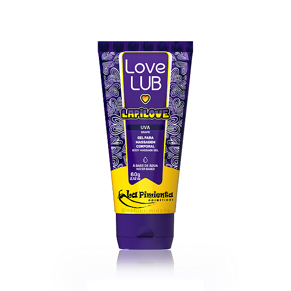 Lubrificante Beijável Love Lub Lapilove Sabor Uva - 60g