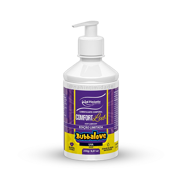 Lubrificante Beijável Comfort Lub Bubbalove - Sabor Uva - 250g