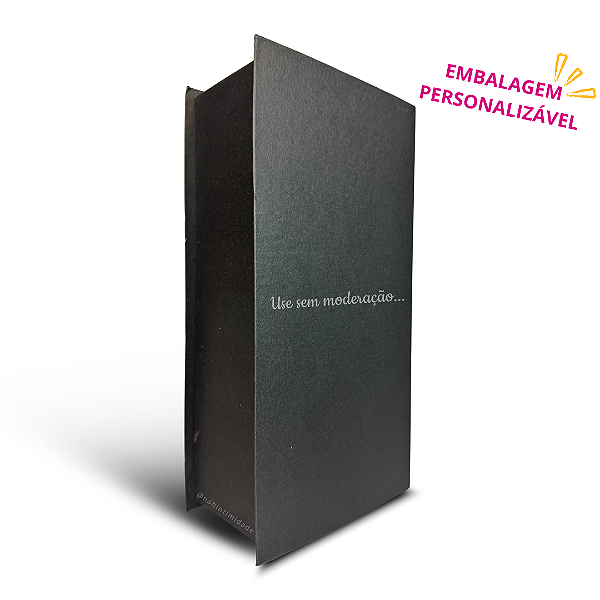 Caixa Especial para Presente - Preta - 25x12x7cm