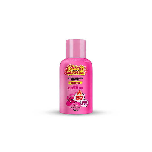 Chiclé Mania - Óleo Beijável Hot Sabor Bubballoo - 30ml