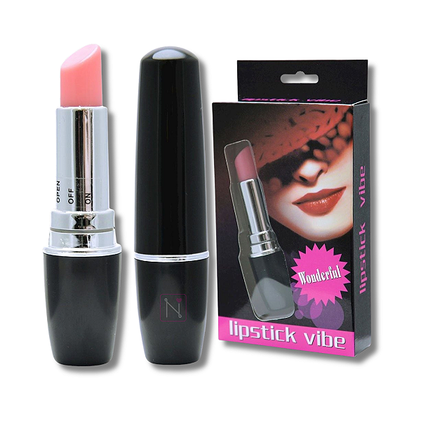 Vibrador Batom - À Pilhas