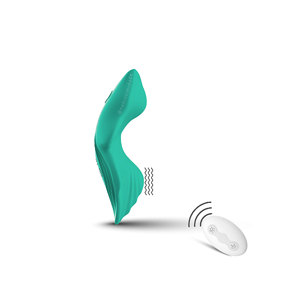 Cheiroso - Vibrador de Calcinha com Dois Motores com Controle Remoto Recarregável - Verde