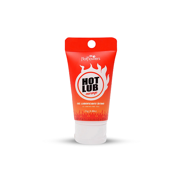 Lubrificante Hot Lub Sabor Morango - 25g