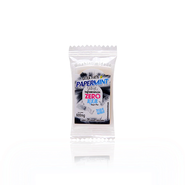 Lâmina do Beijo Papermint Extra Forte Zero Açúcar - 20 Lâminas