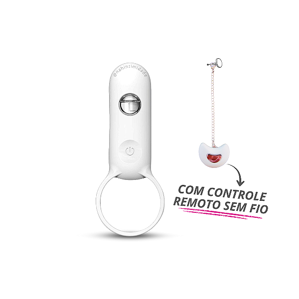 Anel Peniano com Case e Controle Remoto - 3 Vibrações - Recarregável