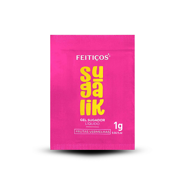 Sugalik - Gel Sugador em Sachê - Frutas Vermelhas - 1g