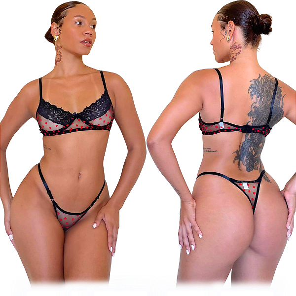 Conjunto Desejo - Preto