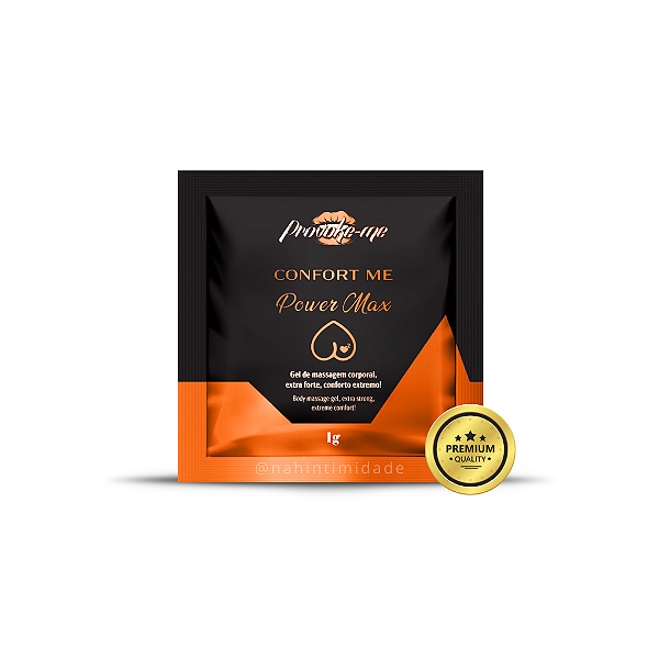 Confort Power Max - Dessensibilizante Anal em Sachê Dose Única - 1g