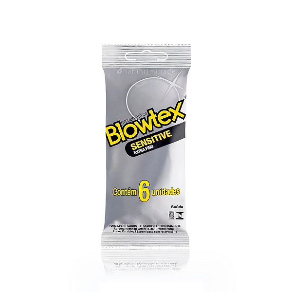 Preservativo Sensitive Extra Fino Blowtex - 6 Unidades