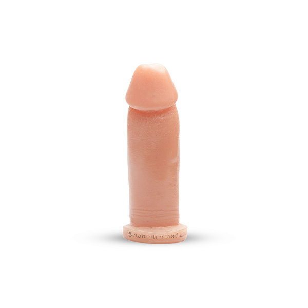 Pênis Realístico de Borracha - 13x3,5cm - Bege