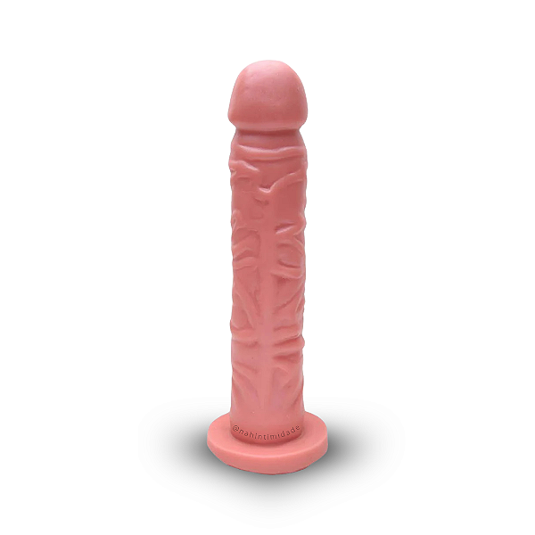 Pênis Realístico de Borracha - 21x4cm - Bege