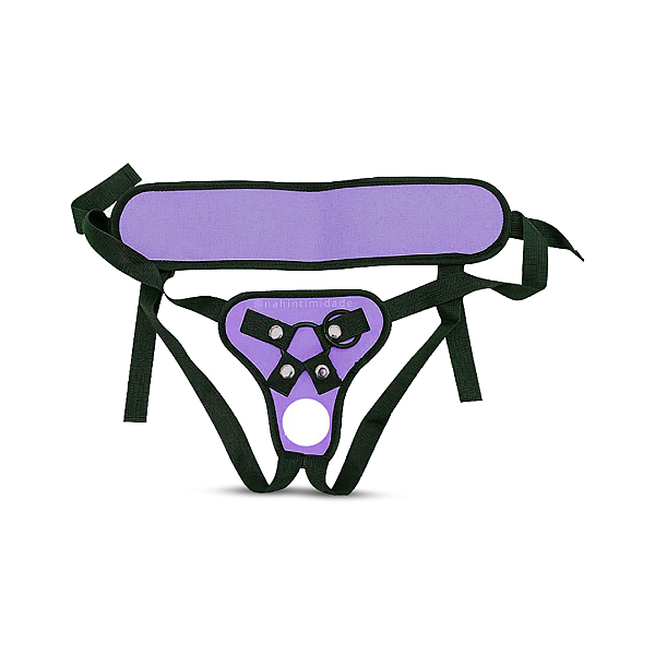 Cinta Unissex Com Anéis Reguláveis para Prótéses com Suporte para Lombar - Roxo