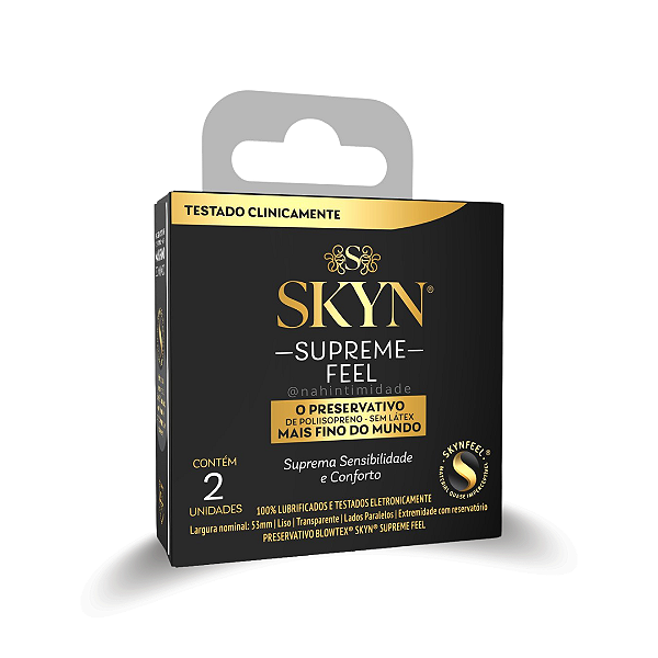 Preservativo Sem Látex - Skyn Supreme Feel - 2 Unidades