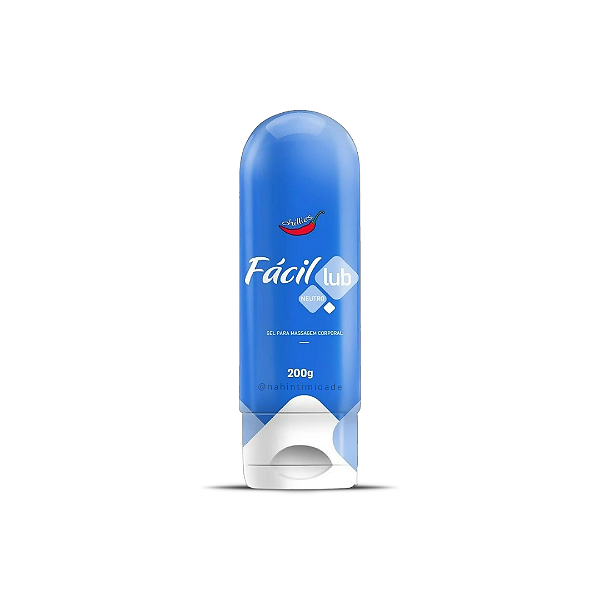 Fácil Lub - Gel Lubrificante Íntimo Neutro - 200g