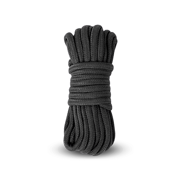 Corda Bondage para Shibari 10 metros - Preta