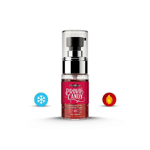 Provo Candy - Calda Beijável Sabor Cereja Esquenta e Esfria - 30g