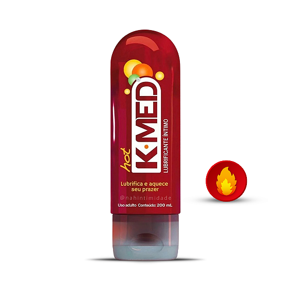 Lubrificante Íntimo Com Aquecimento K-Med Hot - 200g