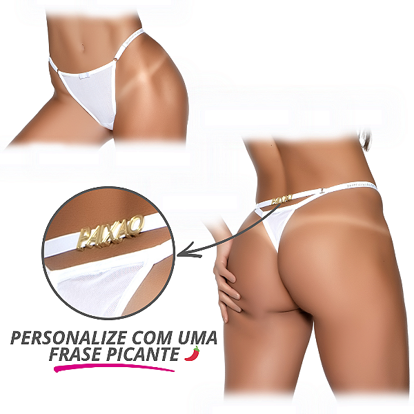 Calcinha Personalizável de Tule - Tamanho Único