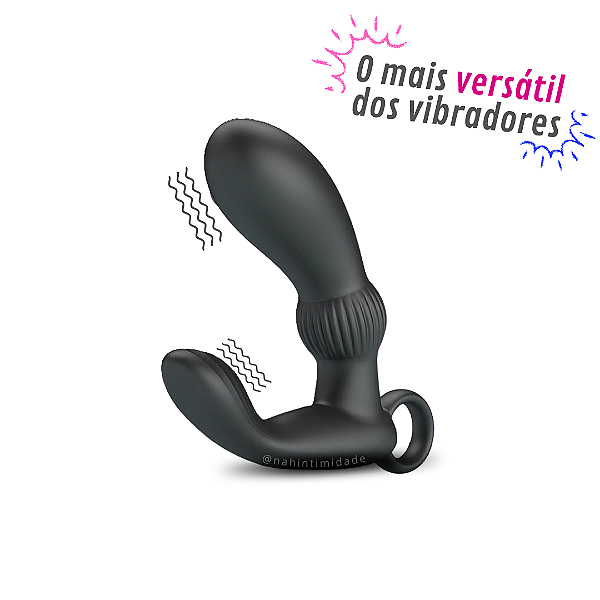 Cayla - Vibrador de Próstata com 12 Modos de Vibração - Recarregável - Preto