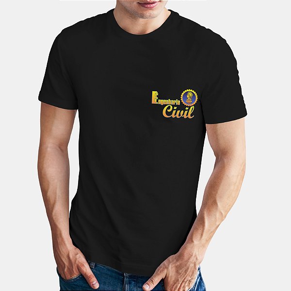 Camisa Formandos Engenharia Civil Estampada Dtf