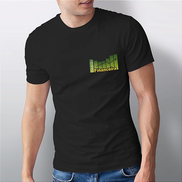 Camisa Básica Curso Gestão Financeira Dtf Estampa Faculdade