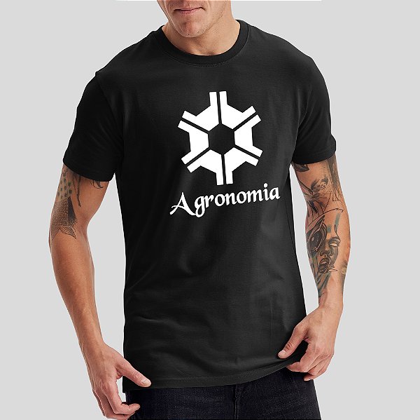 Camiseta Formandos Agronomia Malha Algodão Penteado