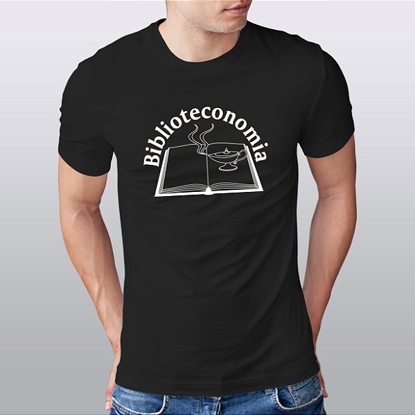 Camiseta Biblioteconomia Malha Algodão Penteado Formandos