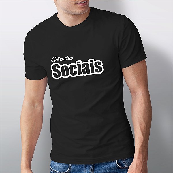 Camiseta Malha Algodão Penteado Formandos Ciências Sociais