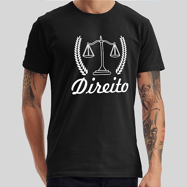 Camisa Direito Curso Formandos Malha Algodão Penteado