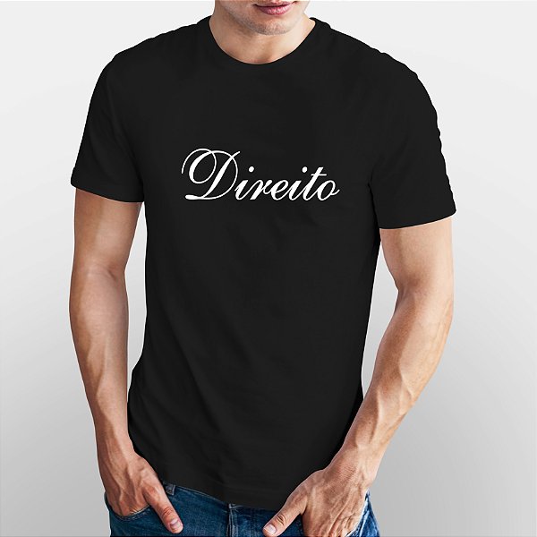 Camiseta Malha Algodão Penteado Curso Formandos Direito