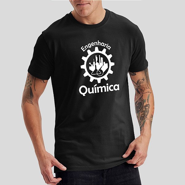 Camiseta Malha Algodão Penteado Formandos Engenharia Química
